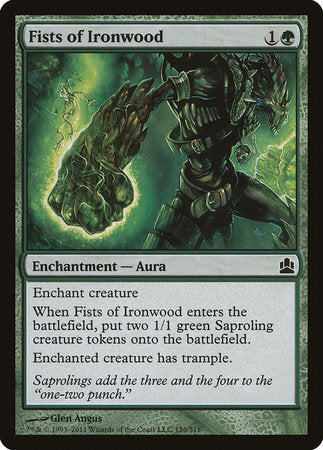 Fists of Ironwood [Commander 2011] | Jomio and Rueliete's Cards and Comics