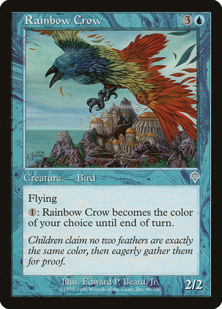 Rainbow Crow [Invasion] | Jomio and Rueliete's Cards and Comics