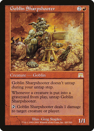 Goblin Sharpshooter [Onslaught] | Jomio and Rueliete's Cards and Comics