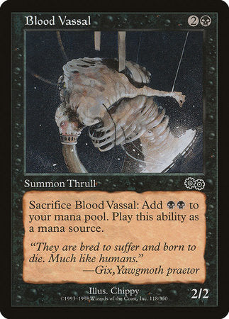 Blood Vassal [Urza's Saga] | Jomio and Rueliete's Cards and Comics