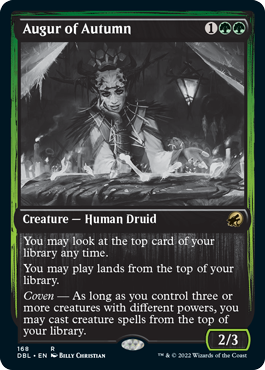 Augur of Autumn [Innistrad: Double Feature] | Jomio and Rueliete's Cards and Comics