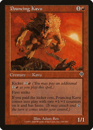 Pouncing Kavu [Invasion] | Jomio and Rueliete's Cards and Comics