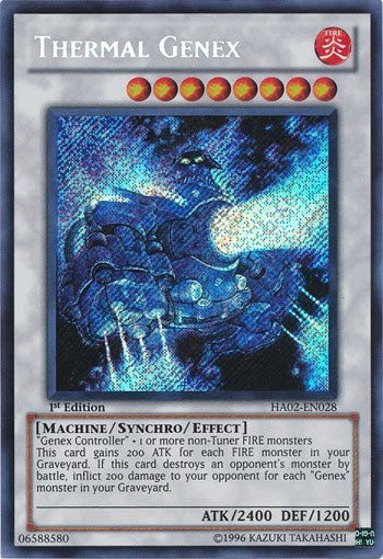 Thermal Genex [HA02-EN028] Secret Rare | Jomio and Rueliete's Cards and Comics