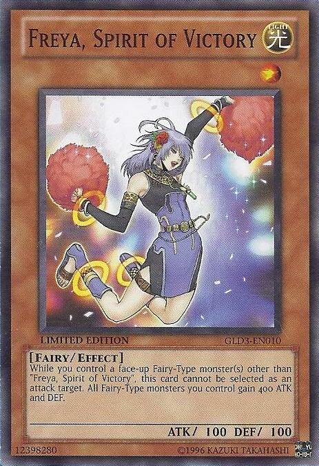 Freya, Spirit of Victory [GLD3-EN010] Common | Jomio and Rueliete's Cards and Comics