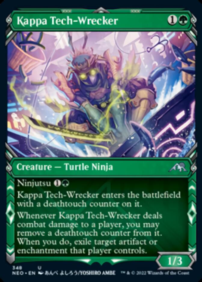 Kappa Tech-Wrecker (Showcase Ninja) [Kamigawa: Neon Dynasty] | Jomio and Rueliete's Cards and Comics