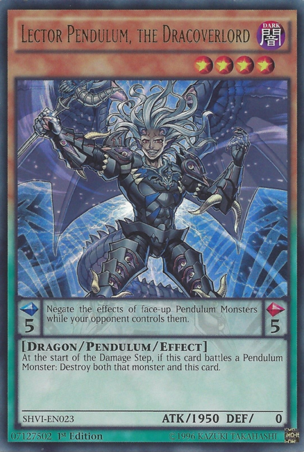 Lector Pendulum, the Dracoverlord [SHVI-EN023] Ultra Rare | Jomio and Rueliete's Cards and Comics