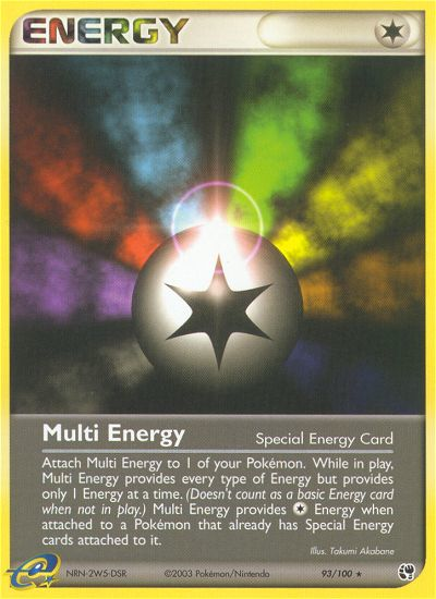 Multi Energy (93/100) [EX: Sandstorm] | Jomio and Rueliete's Cards and Comics
