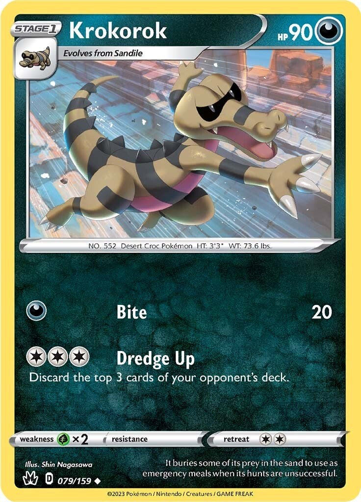 Krokorok (079/159) [Sword & Shield: Crown Zenith] | Jomio and Rueliete's Cards and Comics
