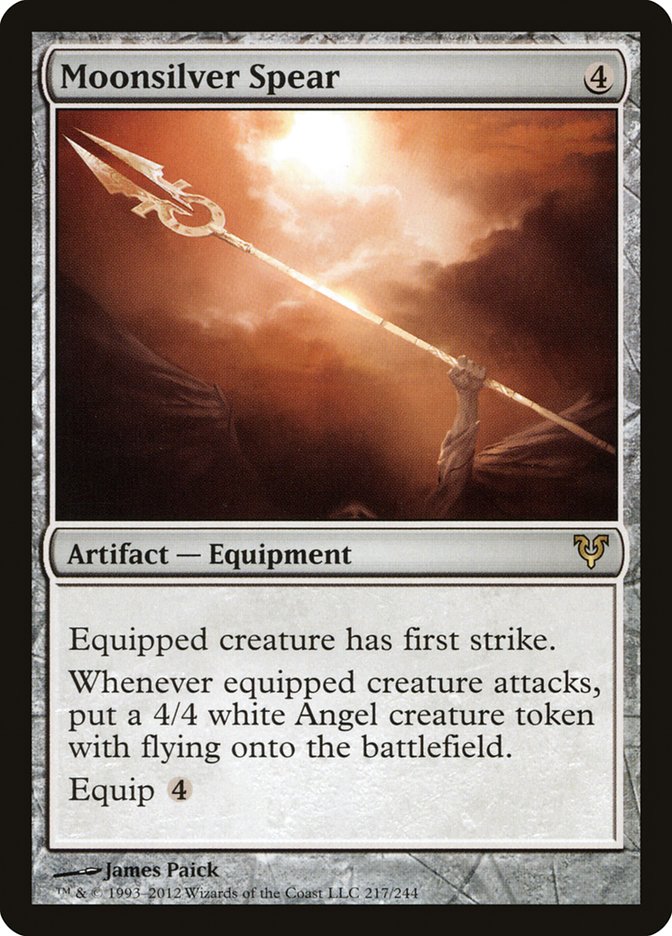Moonsilver Spear [Avacyn Restored] | Jomio and Rueliete's Cards and Comics