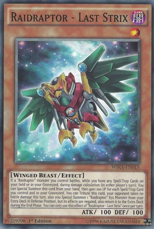 Raidraptor - Last Strix [WIRA-EN015] Common | Jomio and Rueliete's Cards and Comics