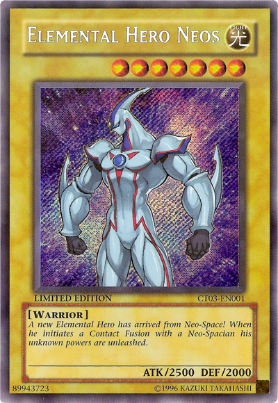 Elemental HERO Neos [CT03-EN001] Secret Rare | Jomio and Rueliete's Cards and Comics
