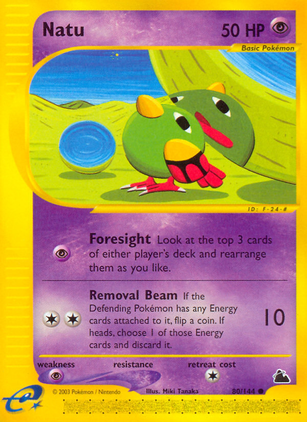 Natu (80/144) [Skyridge] | Jomio and Rueliete's Cards and Comics