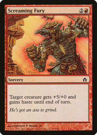Screaming Fury [Fifth Dawn] | Jomio and Rueliete's Cards and Comics