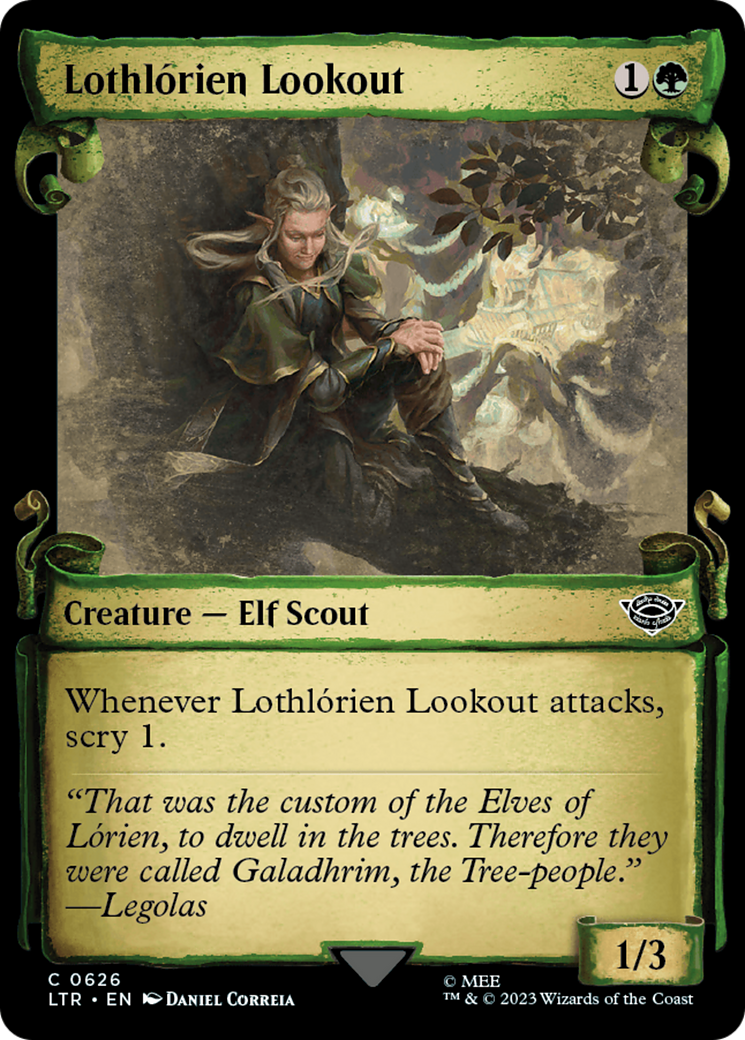 Lothlorien Lookout [The Lord of the Rings: Tales of Middle-Earth Showcase Scrolls] | Jomio and Rueliete's Cards and Comics