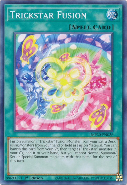 Trickstar Fusion [MP20-EN026] Common | Jomio and Rueliete's Cards and Comics