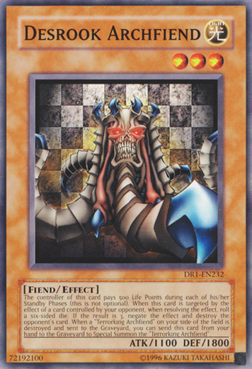 Desrook Archfiend [DR1-EN232] Common | Jomio and Rueliete's Cards and Comics