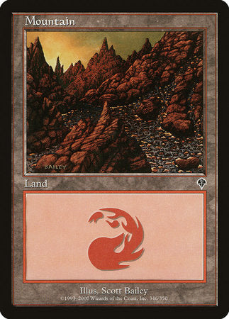 Mountain (346) [Invasion] | Jomio and Rueliete's Cards and Comics