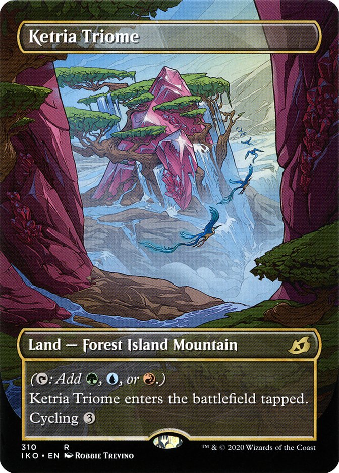 Ketria Triome (Showcase) [Ikoria: Lair of Behemoths] | Jomio and Rueliete's Cards and Comics