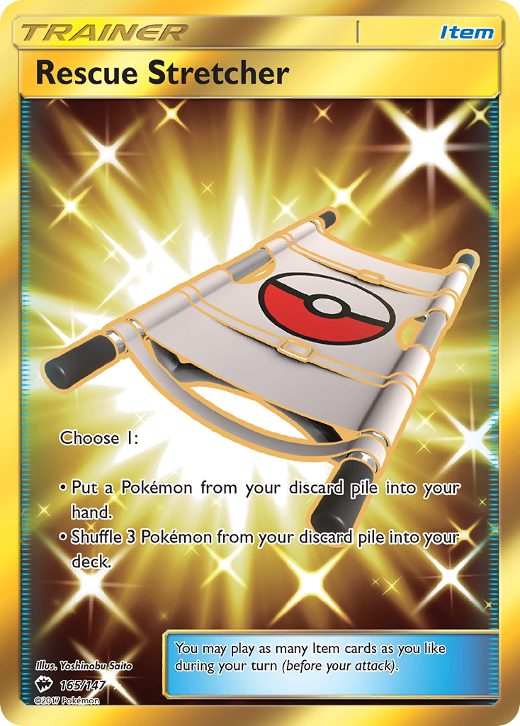 Rescue Stretcher (165/147) [Sun & Moon: Burning Shadows] | Jomio and Rueliete's Cards and Comics