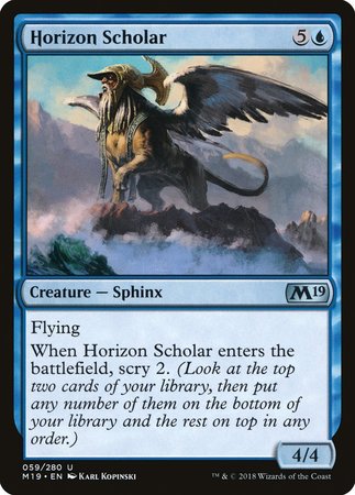 Horizon Scholar [Core Set 2019] | Jomio and Rueliete's Cards and Comics