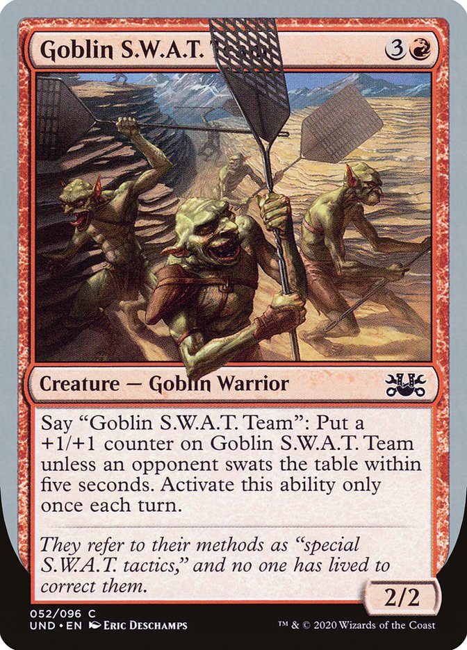 Goblin S.W.A.T. Team [Unsanctioned] | Jomio and Rueliete's Cards and Comics