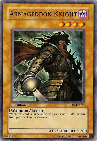 Armageddon Knight [PTDN-EN021] Super Rare | Jomio and Rueliete's Cards and Comics