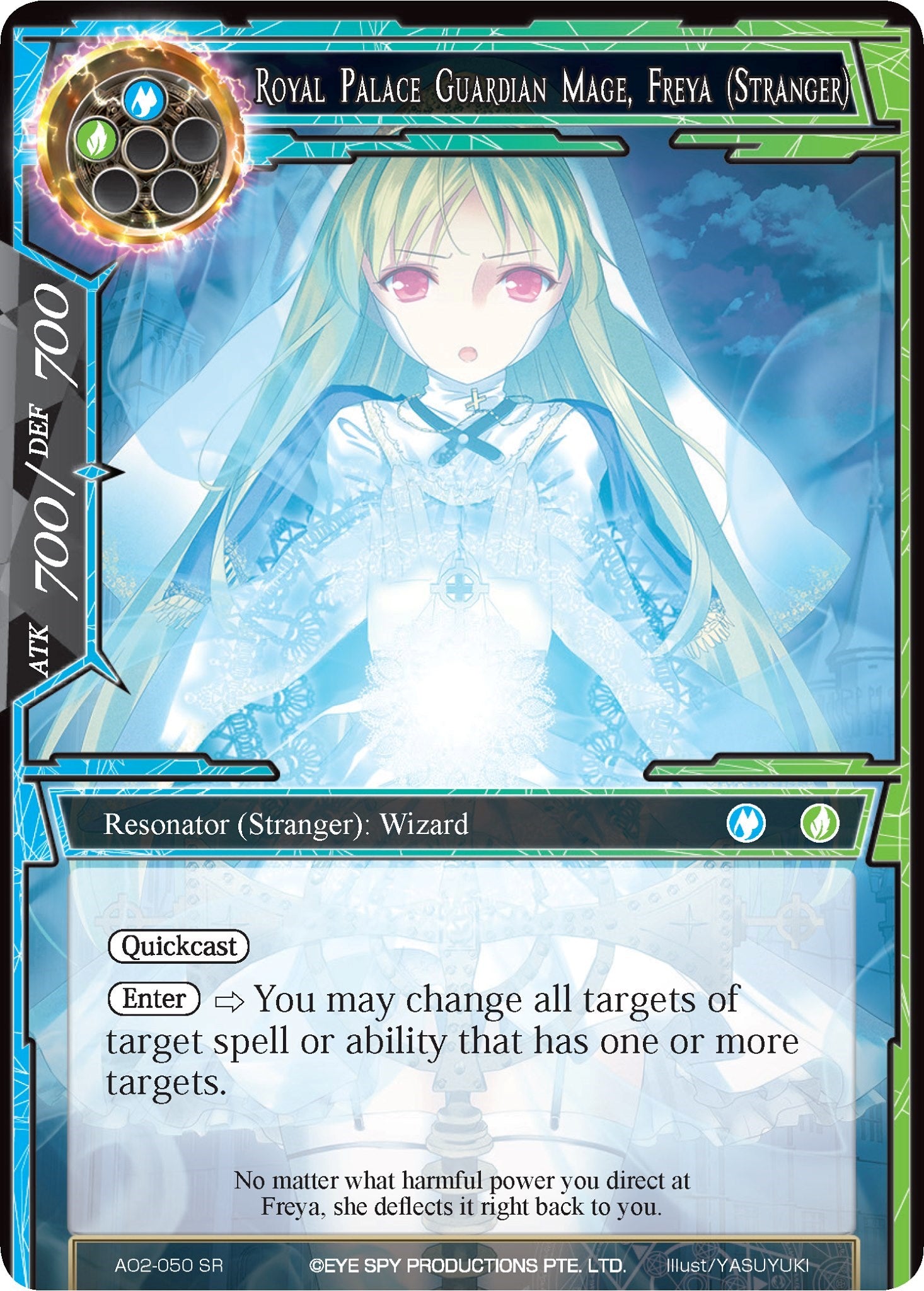 Royal Palace Guardian Mage, Freya (Stranger) (AO2-050) [Alice Origin II] | Jomio and Rueliete's Cards and Comics