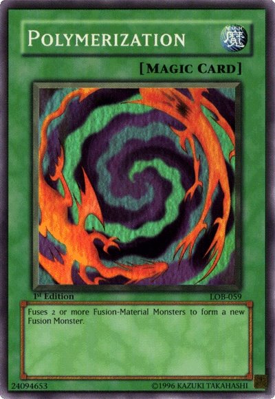 Polymerization [LOB-059] Super Rare | Jomio and Rueliete's Cards and Comics