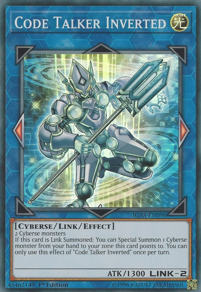 Code Talker Inverted [IGAS-EN096] Super Rare | Jomio and Rueliete's Cards and Comics