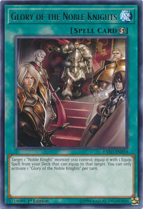 Glory of the Noble Knights [EXFO-EN059] Rare | Jomio and Rueliete's Cards and Comics