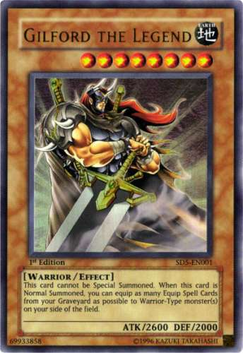 Gilford the Legend [SD5-EN001] Ultra Rare | Jomio and Rueliete's Cards and Comics