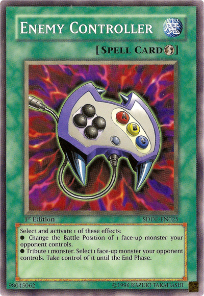 Enemy Controller [SDDE-EN025] Common | Jomio and Rueliete's Cards and Comics