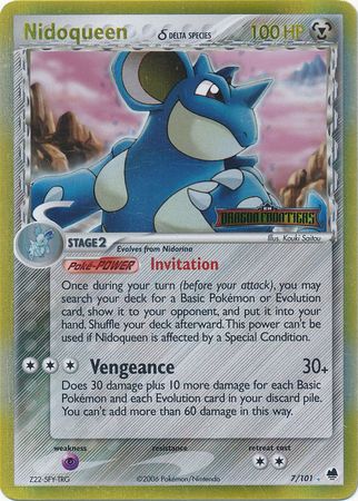 Nidoqueen (7/101) (Delta Species) (Stamped) [EX: Dragon Frontiers] | Jomio and Rueliete's Cards and Comics