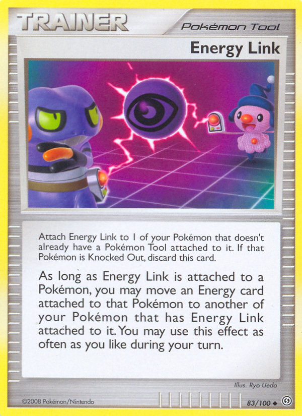 Energy Link (83/100) [Diamond & Pearl: Stormfront] | Jomio and Rueliete's Cards and Comics