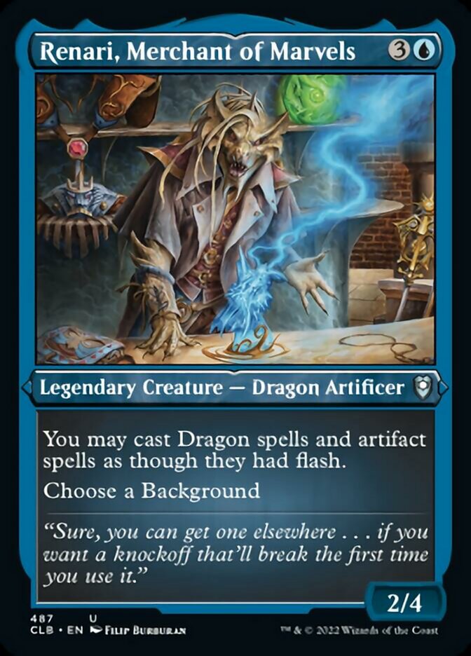 Renari, Merchant of Marvels (Foil Etched) [Commander Legends: Battle for Baldur's Gate] | Jomio and Rueliete's Cards and Comics