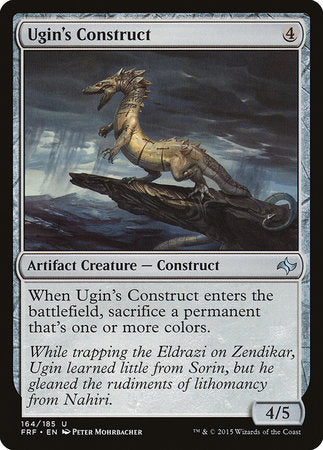 Ugin's Construct [Fate Reforged] | Jomio and Rueliete's Cards and Comics