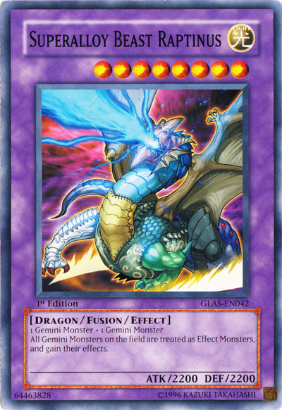 Superalloy Beast Raptinus [GLAS-EN042] Common | Jomio and Rueliete's Cards and Comics