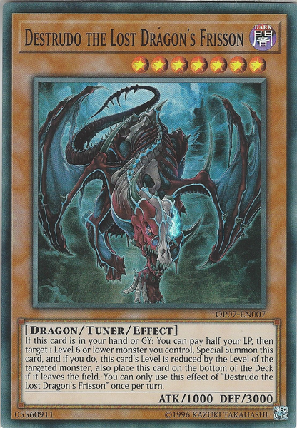 Destrudo the Lost Dragon's Frisson [OP07-EN007] Super Rare | Jomio and Rueliete's Cards and Comics