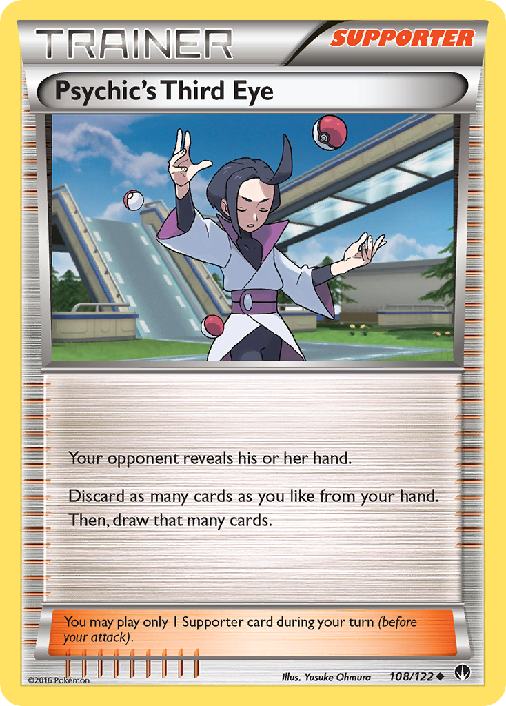 Psychic's Third Eye (108/122) [XY: BREAKpoint] | Jomio and Rueliete's Cards and Comics
