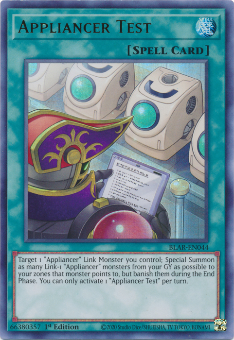 Appliancer Test [BLAR-EN044] Ultra Rare | Jomio and Rueliete's Cards and Comics