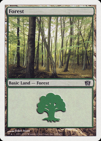 Forest (349) [Eighth Edition] | Jomio and Rueliete's Cards and Comics