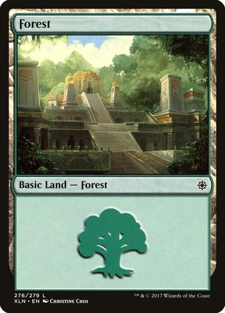 Forest (276) [Ixalan] | Jomio and Rueliete's Cards and Comics
