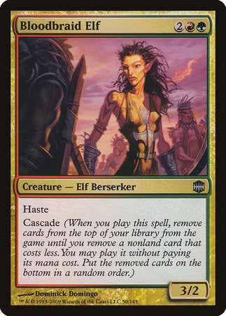 Bloodbraid Elf [Alara Reborn] | Jomio and Rueliete's Cards and Comics