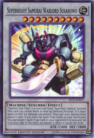 Superheavy Samurai Warlord Susanowo (SE) [SECE-ENS11] Super Rare | Jomio and Rueliete's Cards and Comics