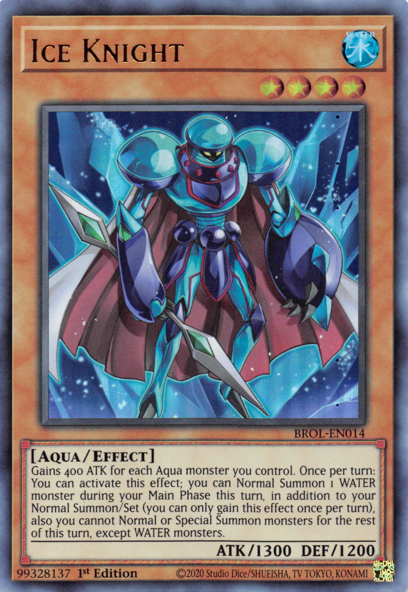 Ice Knight [BROL-EN014] Ultra Rare | Jomio and Rueliete's Cards and Comics
