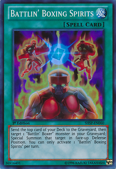 Battlin' Boxing Spirits [SHSP-EN060] Super Rare | Jomio and Rueliete's Cards and Comics