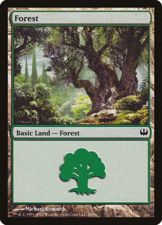 Forest (46) [Duel Decks: Knights vs. Dragons] | Jomio and Rueliete's Cards and Comics