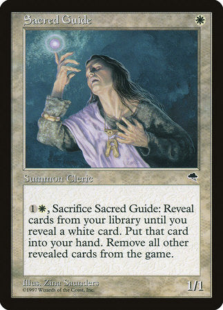 Sacred Guide [Tempest] | Jomio and Rueliete's Cards and Comics