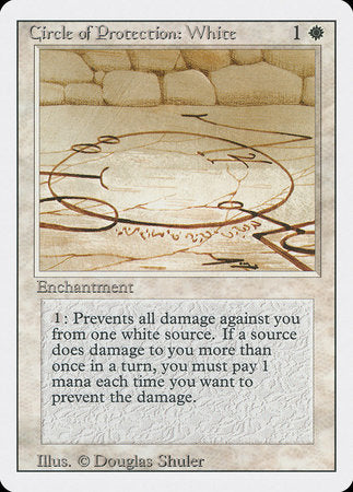Circle of Protection: White [Revised Edition] | Jomio and Rueliete's Cards and Comics