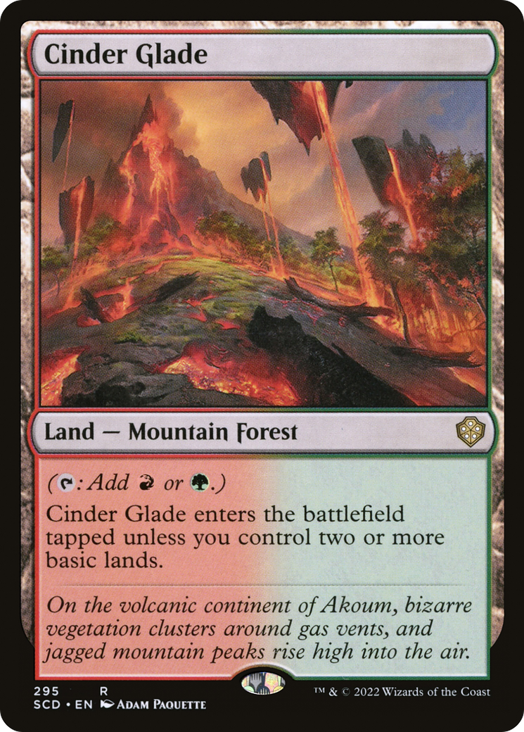 Cinder Glade [Starter Commander Decks] | Jomio and Rueliete's Cards and Comics